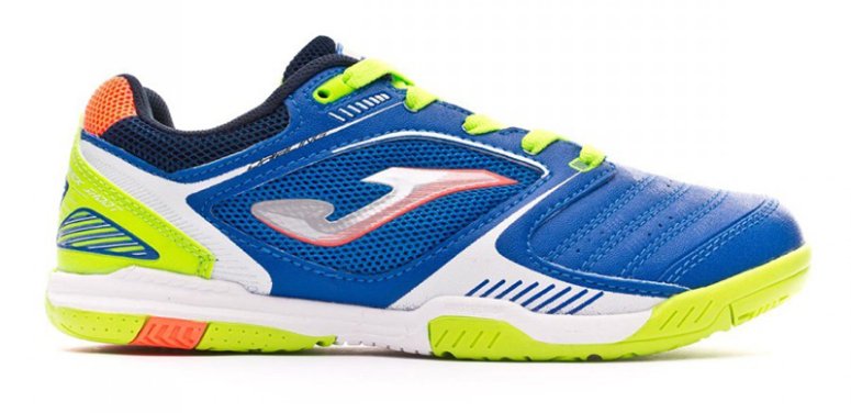 Обувь для зала Joma Dribling S 604 PS DRIJS.604.PS детские цвет: синий/зеленый/белый (официальная гарантия)