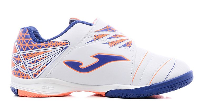 Взуття для залу Joma CHAMPION 602 CHAJW.602.IN дитяче колір: білий/синій/помаранчевий (офіційна гарантія)