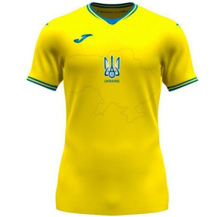 Футболка ігрова Joma збірної України Євро AT102404A907 колір: жовтий/синій