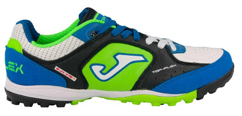 Сороконіжки Joma TOP FLEX 705 TOPS.705.TF колір: білий/блакитний/чорний/салатовий (офіційна гарантія)