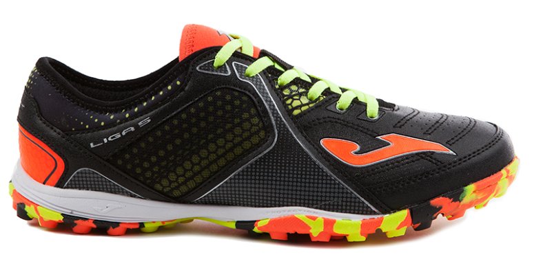 Сороконіжки Joma LIGA 5 701 LIGAS.701.TF колір: чорний/помаранчевий (офіційна гарантія)