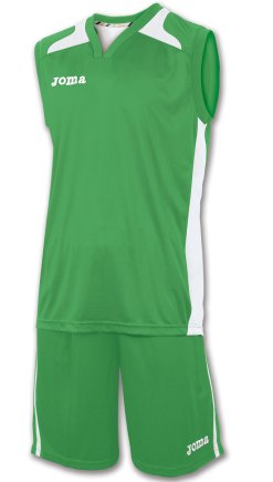 Баскетбольна форма Joma CANCHA 1184.12.009 колір: зелений/білий