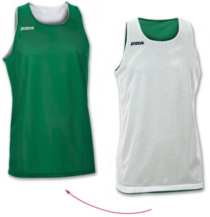 Баскетбольна футболка Joma REVERSIBLE 100050.450 двостороння колір: зелений/білий