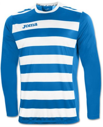 Футболка ігрова з довгим рукавом Joma EUROPA II 1211.99.003 синьо-біла Футболка ігрова з довгим рукавом Joma EUROPA II 1211.99.003 синьо-біла