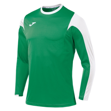Футболка ігрова Joma ESTADIO 100147.452 з довгим рукавом зелено-біла
