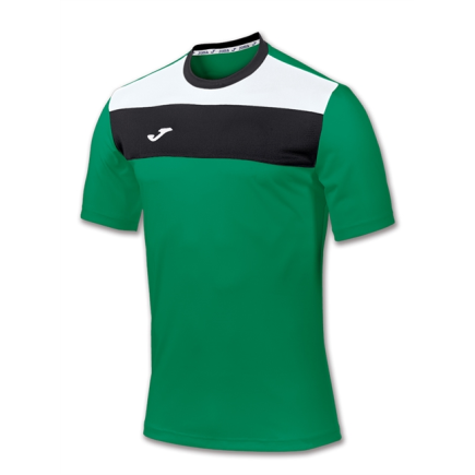 Футболка ігрова Joma CREW 100224.450 зелено-біло-чорна