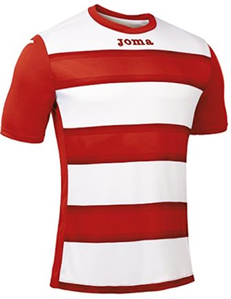 Футболка игровая Joma Europa III 100405.600 красно-белая