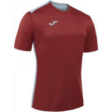 Футболка игровая Joma Campus II 100417.672 бордово-голубая