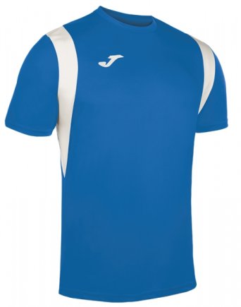 Футболка игровая Joma Dinamo 100446.700 сине-белая Футболка игровая Joma Dinamo 100446.700 сине-белая