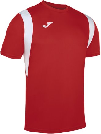 Футболка игровая Joma Dinamo 100446.600 красно-белая Футболка игровая Joma Dinamo 100446.600 красно-белая