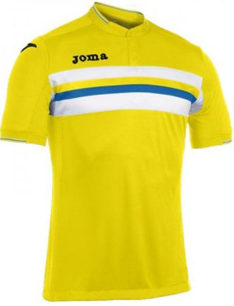 Футболка ігрова Joma Liga 100516.907 жовто-біла Футболка ігрова Joma Liga 100516.907 жовто-біла