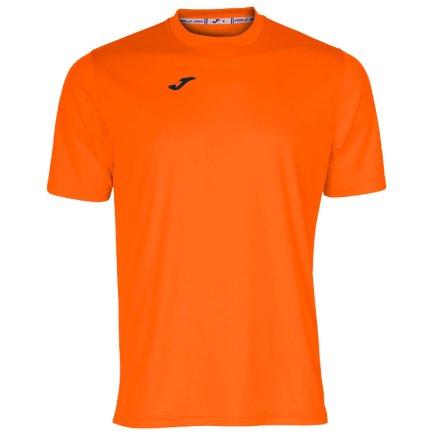 Футболка игровая Joma Combi 100052.050 ярко оранжевая
