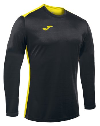 Футболка ігрова Joma CAMPUS II 100526.109 з довгим рукавом колір: чорний/жовтий Футболка ігрова Joma CAMPUS II 100526.109 з довгим рукавом колір: чорний/жовтий