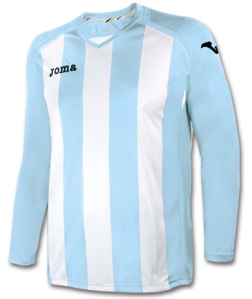 Футболка ігрова Joma PISA 12 1202.99.007 з довгим рукавом колір: блакитний/білий Футболка ігрова Joma PISA 12 1202.99.007 з довгим рукавом колір: блакитний/білий