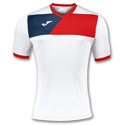 Футболка ігрова Joma Crew II 100611.206 колір: білий