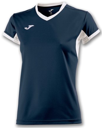 Футболка игровая Joma Champion IV 900431.302 женская цвет: темно-синий/белый