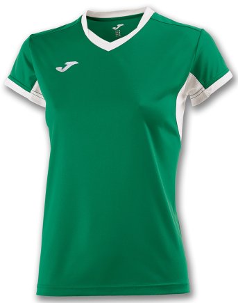 Футболка игровая Joma Champion IV 900431.452 женская цвет: зеленый/белый