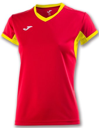Футболка ігрова Joma Champion IV 900431.609 жіноча колір: червоний/жовтий