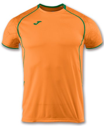 Футболка ігрова Joma Olimpia 100736.050 колір: помаранчевий/чорний