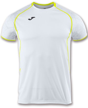 Футболка ігрова Joma Olimpia 100736.200 колір: білий/жовтий