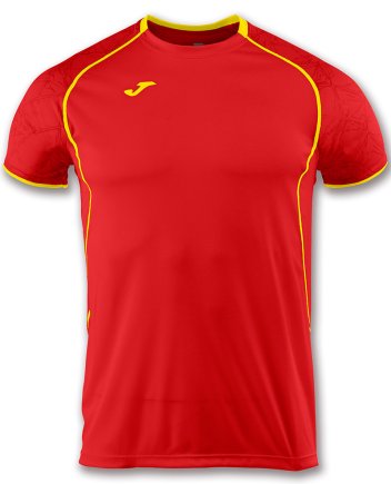 Футболка игровая Joma Olimpia 100736.609 цвет: красный/желтый