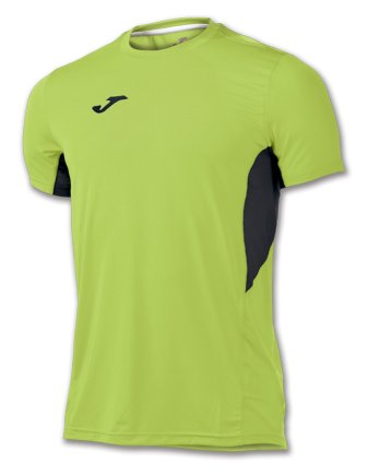 Футболка игровая Joma Record 100283.021 цвет: зеленый/черный