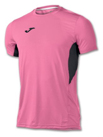 Футболка игровая Joma Record 100283.031 цвет: розовый/черный