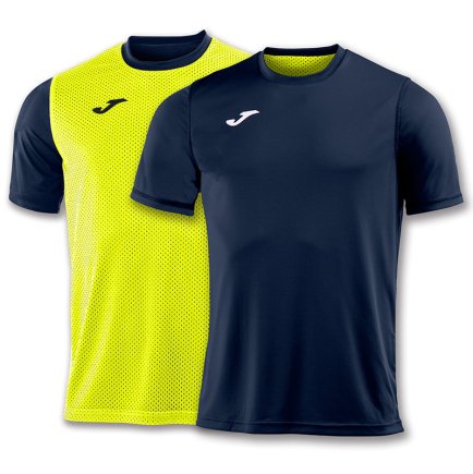Футболка игровая Joma Combi 100738.321 двусторонняя цвет: желтый/синий