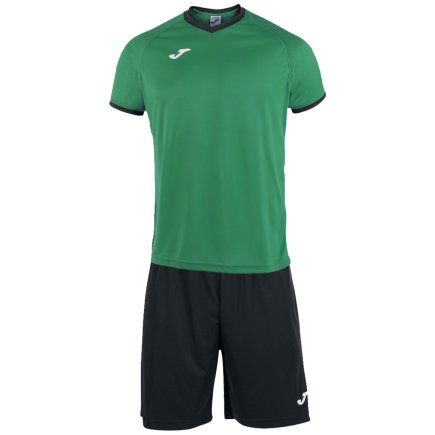 Футбольна форма Joma SET ACADEMY 101097.451 колір: чорний/зелений Футбольна форма Joma SET ACADEMY 101097.451 колір: чорний/зелений