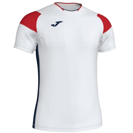 Футболка ігрова Joma CREW III 101269.206 колір: білий/червоний