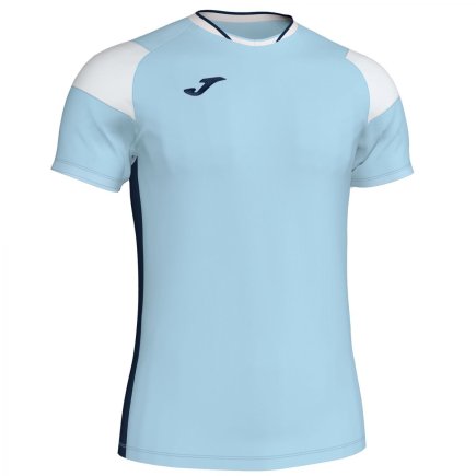 Футболка ігрова Joma CREW III 101269.352 колір: блакитний/білий/темно-синій