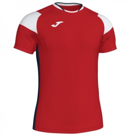 Футболка ігрова Joma CREW III 101269.602 колір: червоний/білий/темно-синій