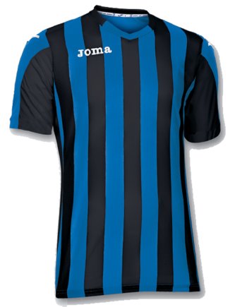 Футболка игровая Joma COPA 100001.701 цвет: черный/синий