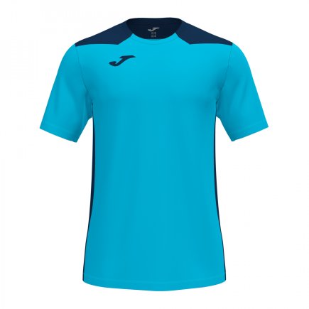 Футболка игровая Joma CHAMPIONSHIP VI 101822.013 цвет: голубой/темно-синий