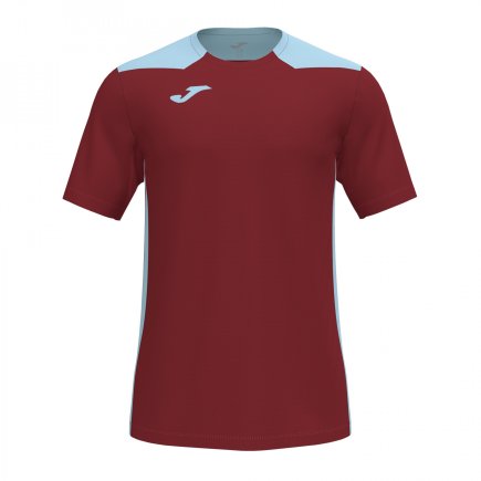 Футболка игровая Joma CHAMPIONSHIP VI 101822.682 цвет: бордовый/голубой