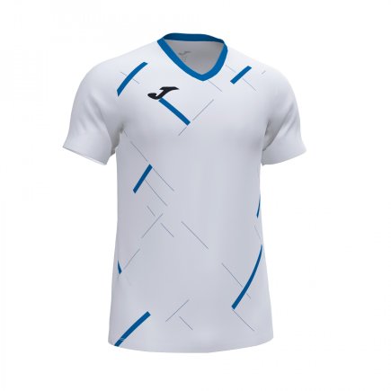 Футболка игровая Joma TIGER III 101903.207 цвет: белый/голубой