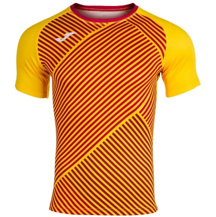 Футболка ігрова Joma PERFORMANCE RUGBY 101904.906 колір: жовтий/червоний