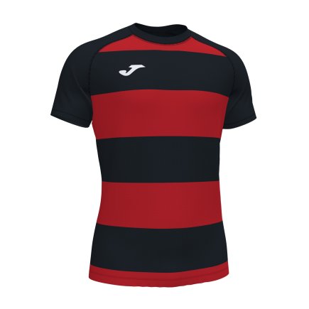 Футболка ігрова Joma PERFORMANCE RUGBY 102219.106 колір: чорний/червоний