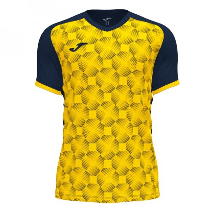 Футболка ігрова Joma SUPERNOVA III 102263.339 колір: темно-синій/жовтий