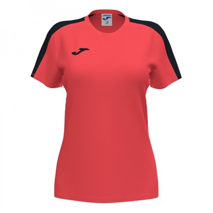 Футболка игровая Joma ACADEMY III 901141.041 женская цвет: коралловый/черный Футболка игровая Joma ACADEMY III 901141.041 женская цвет: коралловый/черный