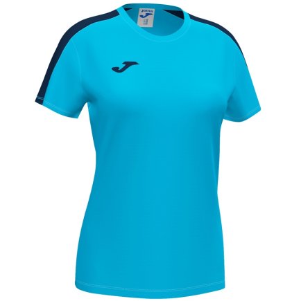 Футболка игровая Joma ACADEMY III 901141.013 женская цвет: бирюзовый/темно-синий