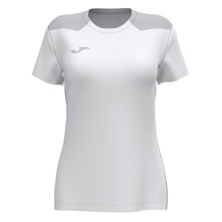 Футболка ігрова Joma CHAMPIONSHIP VI 901265.211 жіноча колір: білий/сірий