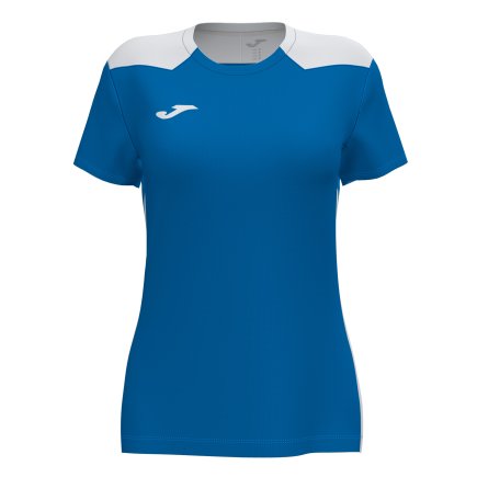 Футболка игровая Joma CHAMPIONSHIP VI 901265.702 женская цвет: голубой/белый