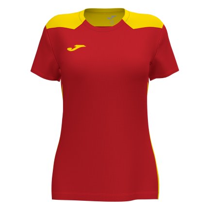 Футболка игровая Joma CHAMPIONSHIP VI 901265.609 женская цвет: красный/желтый