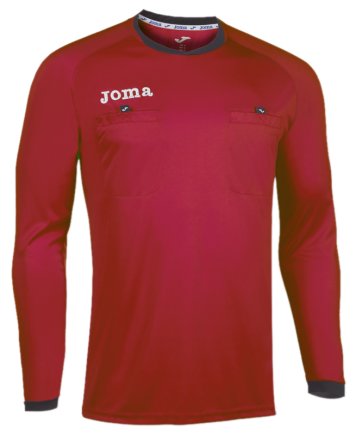 Футболка для арбітра Joma ARBITRO 100434.600 з довгим рукавом колір: червоний