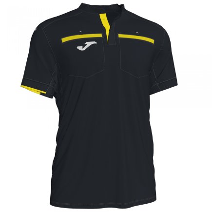 Футболка для арбітра Joma REFEREE 101299.121 колір: чорний/жовтий