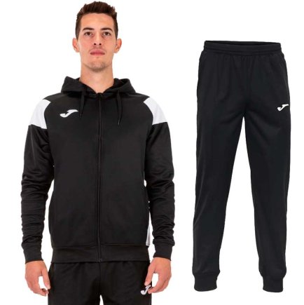 Спортивний костюм Joma Crew III набір колір: чорний/білий