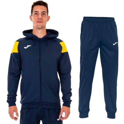 Спортивний костюм Joma Crew III набір колір: темно-синій/жовтий