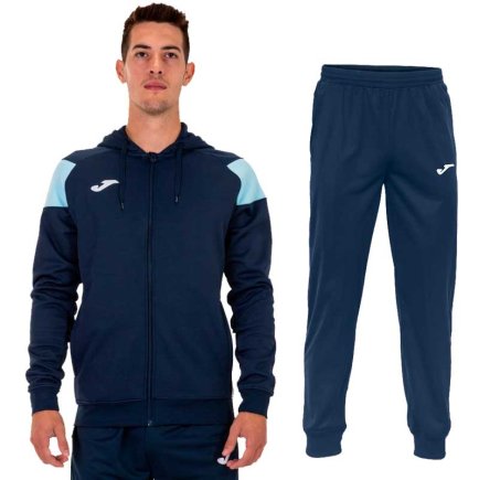 Спортивный костюм Joma Crew III набор цвет: темно-синий/голубой