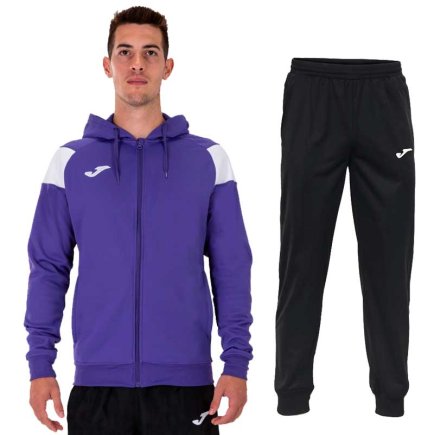 Спортивный костюм Joma Crew III набор цвет: фиолетовый/черный